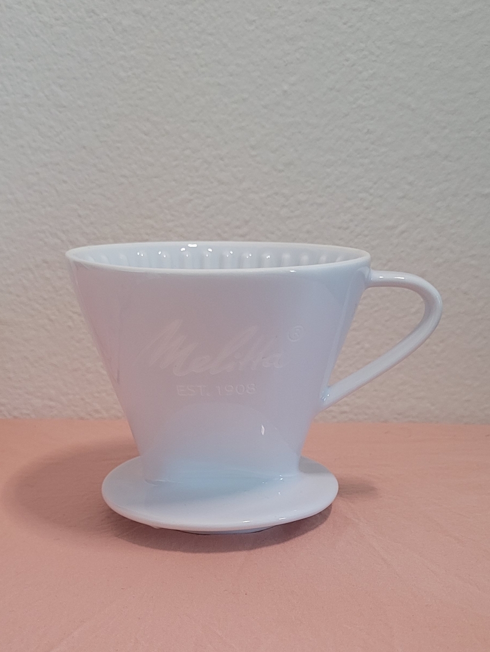 White Ceramic Melitta Porcelain Pour-Over